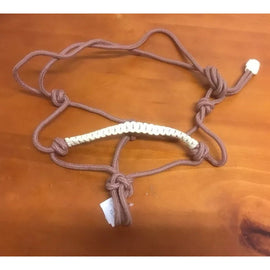 Rope Halter Caramel and Cream