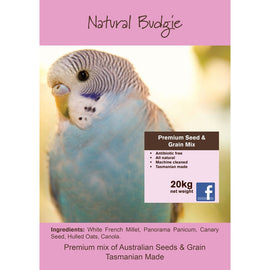 Seedhouse Natural Budgie 20kg