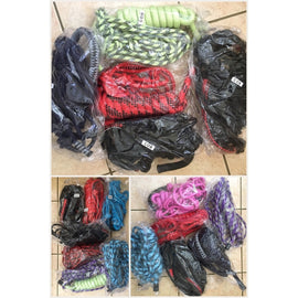 Rope Halter With Lead Rope - Orange/Black