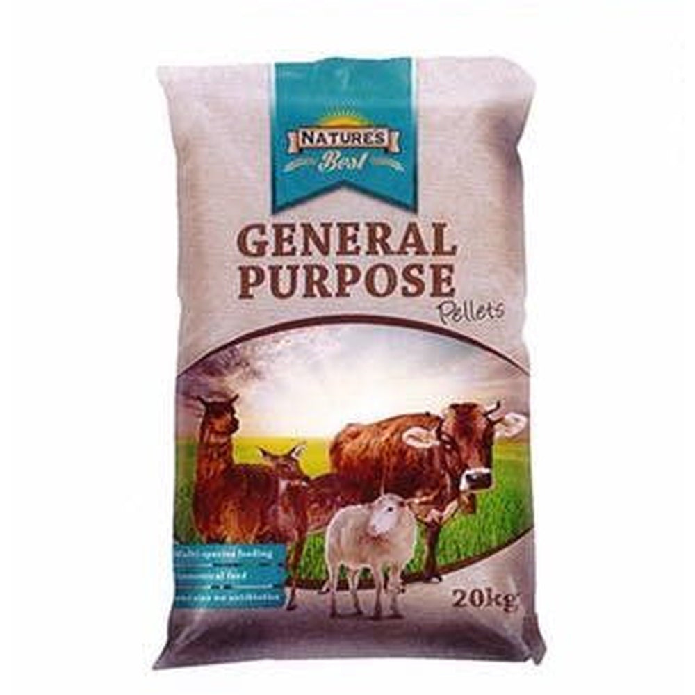 General Purpose Pellets 4mm (nature's best) 20kg