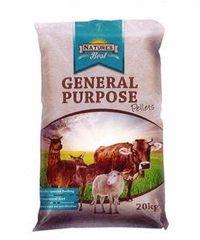 General Purpose Pellets 4mm (nature's best) 20kg