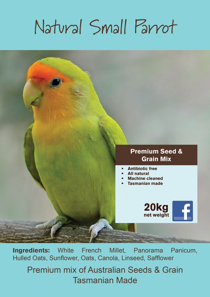 Seedhouse Natural Small Parrot  20kg