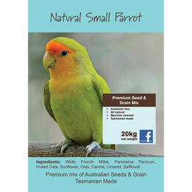 Seedhouse Natural Small Parrot  20kg