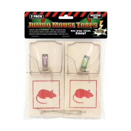 Jumbo Size Mouse Rat Traps 2 Pack