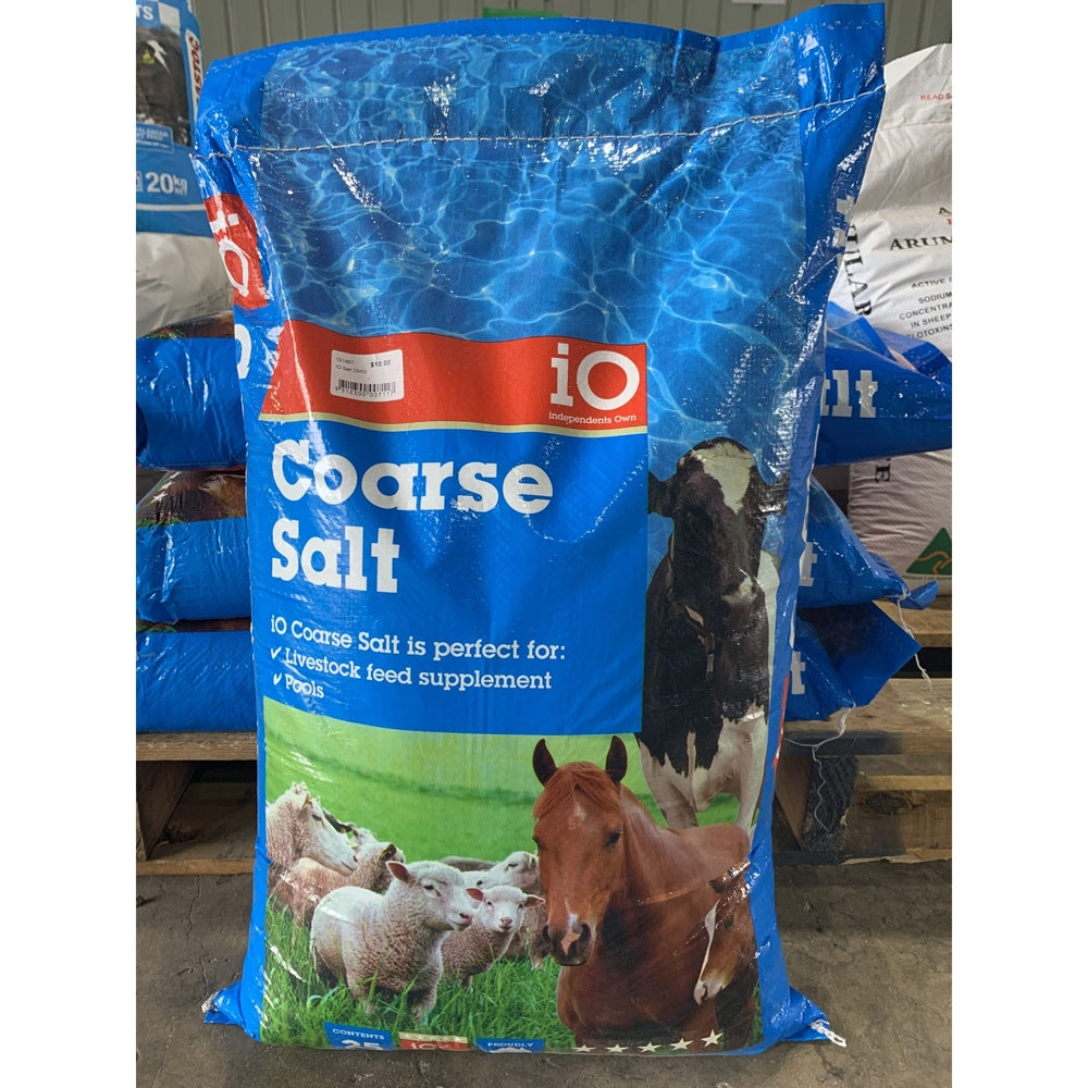 iO Course Salt 25kg – Essential Animal Supplies
