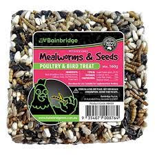 Bainbridge Mealworms and Seeds Treat Block 160g