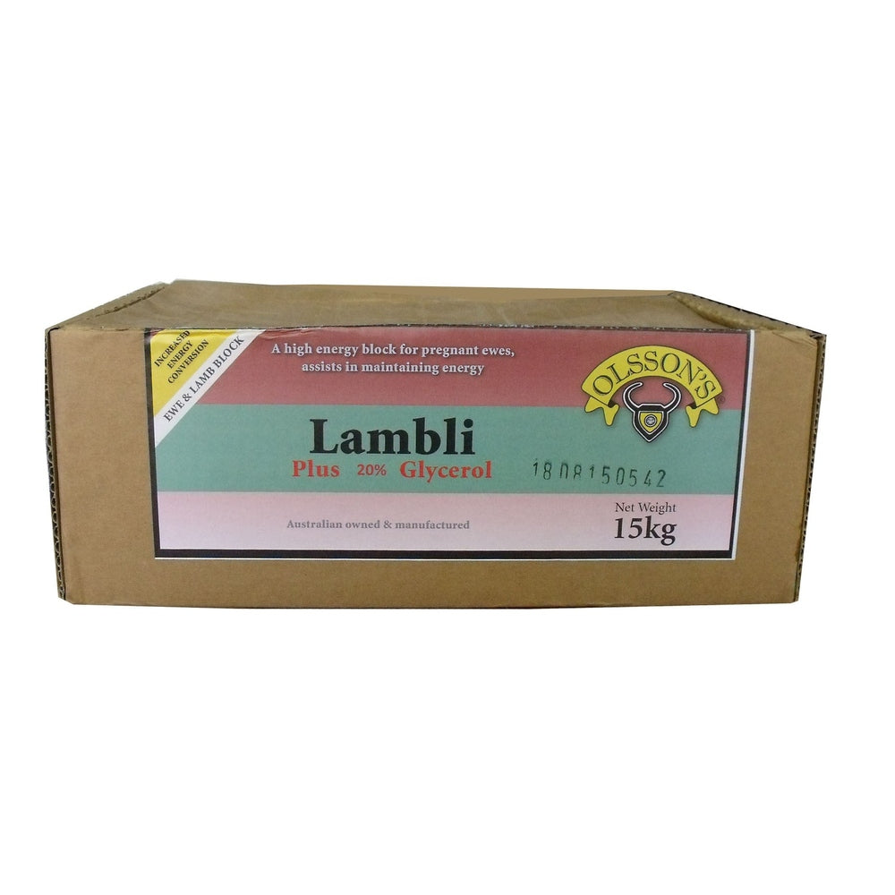 Olssons Block Lambli 15Kg + 10% Glycerol