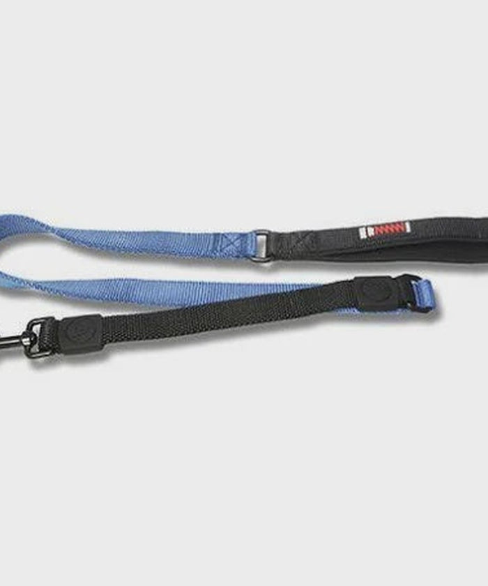 Bungee Dog Leash Neoprene Handle - Blue