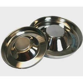 Stainless Steel Puppy Saucer Bowl 28cm
