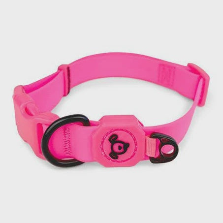 Waterproof Dog Collar (PVC) - Large (45-68cm) - Pink