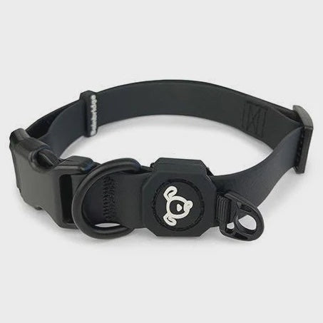 Waterproof Dog Collar (PVC) - Medium (34-49cm) - Black